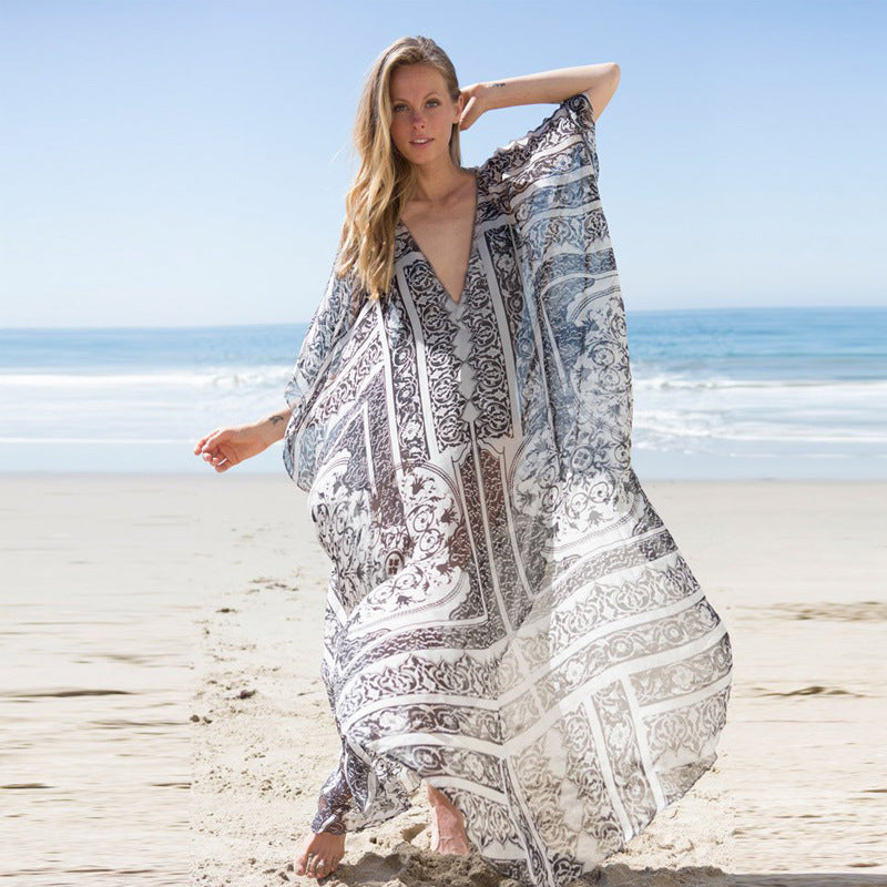 Beach Dress and Cover-Up for Bikini Swimsuit